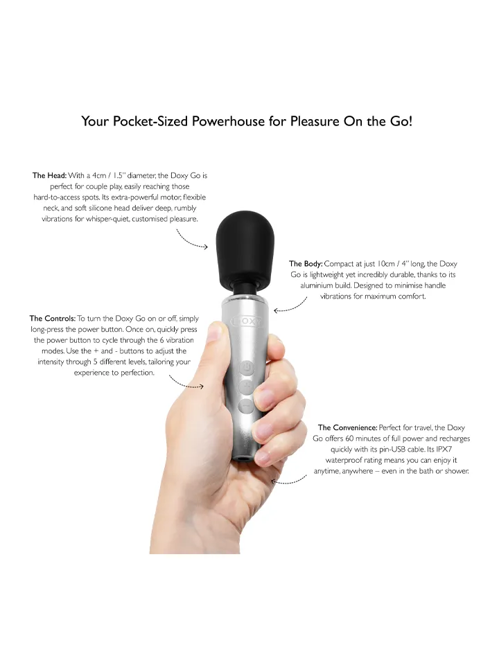 Doxy Go Wand - Stebuklinga lazdelė / masažo lazdelė 3 [full]