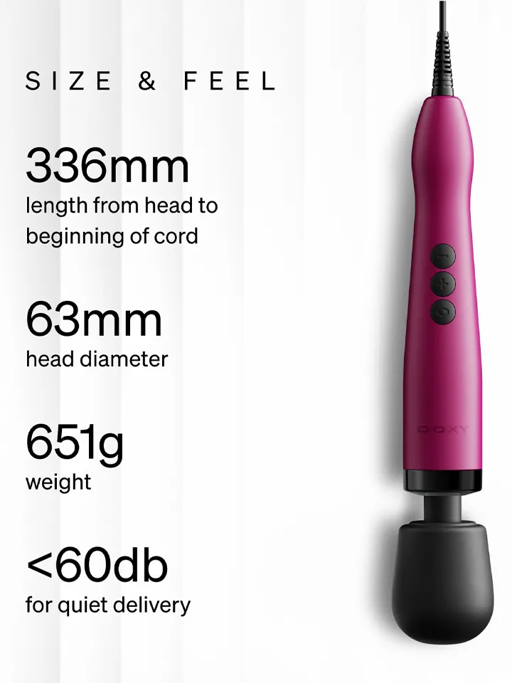 Doxy Original 2.0 Pink - Stebuklinga lazdelė / masažo lazdelė 3 [full]