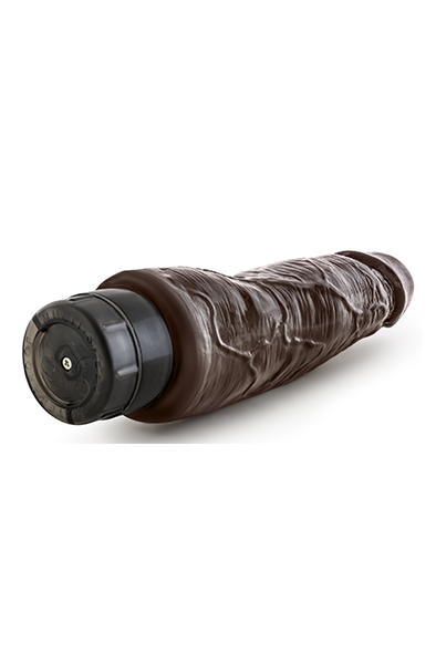 Dr. Skin Cock Vibe 14 Chocolate 17 cm - Vibruojantis dildo 3