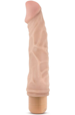 Dr. Skin Cock Vibe 6 Beige 23 cm - Vibruojantis dildo 1