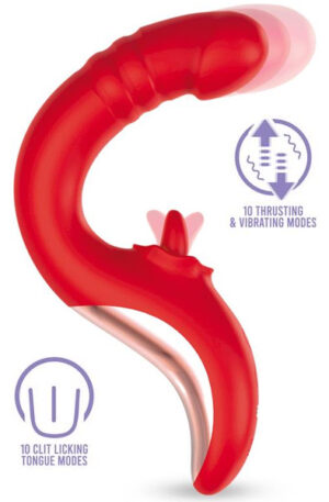 Drako Vibe With Thrusting & Licking Tongue - Vibratorius 1