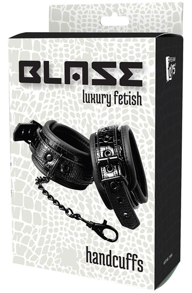 Dream Toys Blaze Handcuff Croco Black - Antrankiai 2