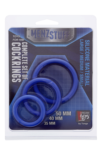 Dream Toys Cock Rings Set - Gaidžio žiedo rinkinys 2