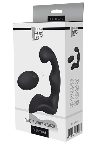 Dream Toys Remote Booty Pleaser Black - Nuotolinio valdymo prostatos vibratorius 2