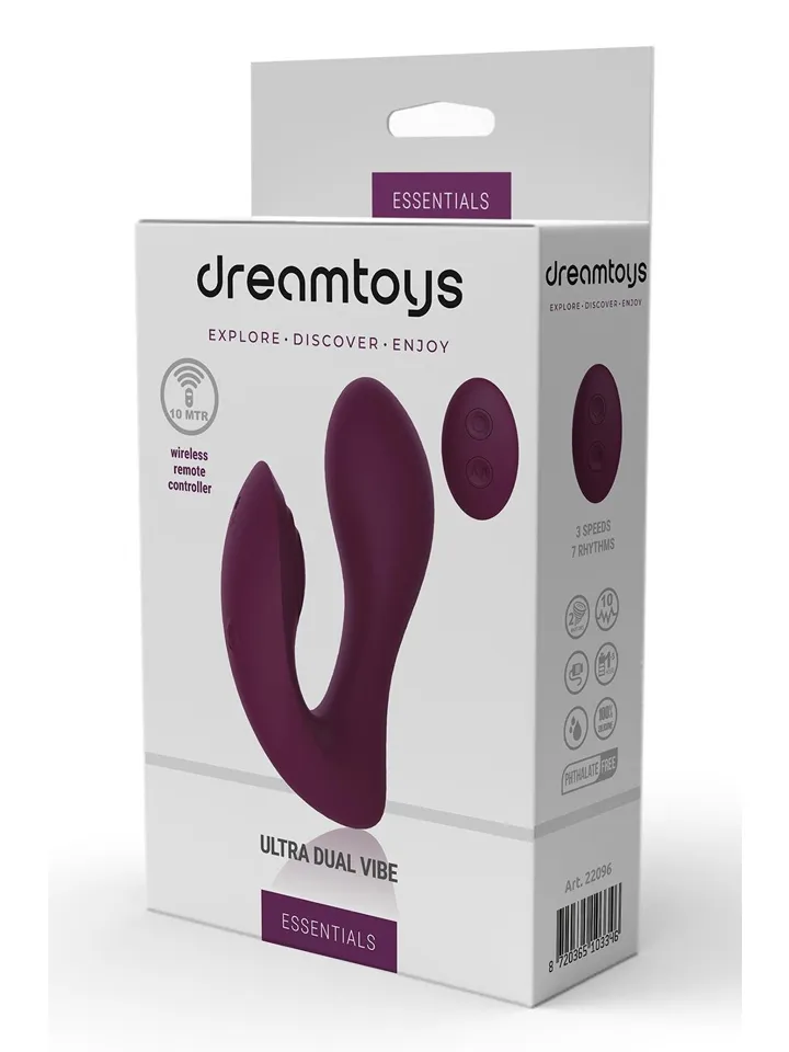 Dream Toys Ultra Dual Vibe Purple - Vibratorius 4 [full]