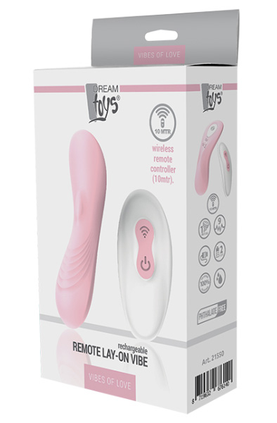Dream Toys Vibes Of Love Remote Lay-on Vibe Pink - Vibruojančios kelnaitės 2