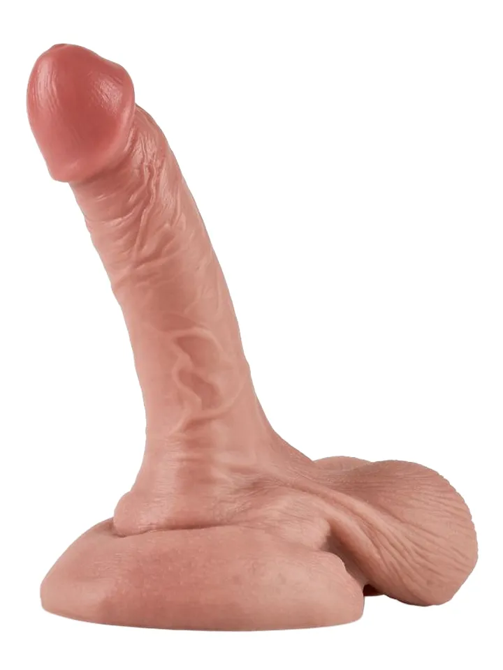 Dual Density Dildo With Balls 15,5 cm - Gyvenimo dildo 1 [full]