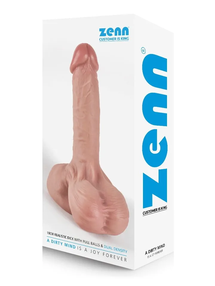 Dual Density Dildo With Balls 18 cm - Gyvenimo dildo 3 [full]