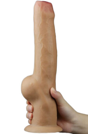 Dual-Layered Silicone Handle Cock 28 cm - Dildo 1