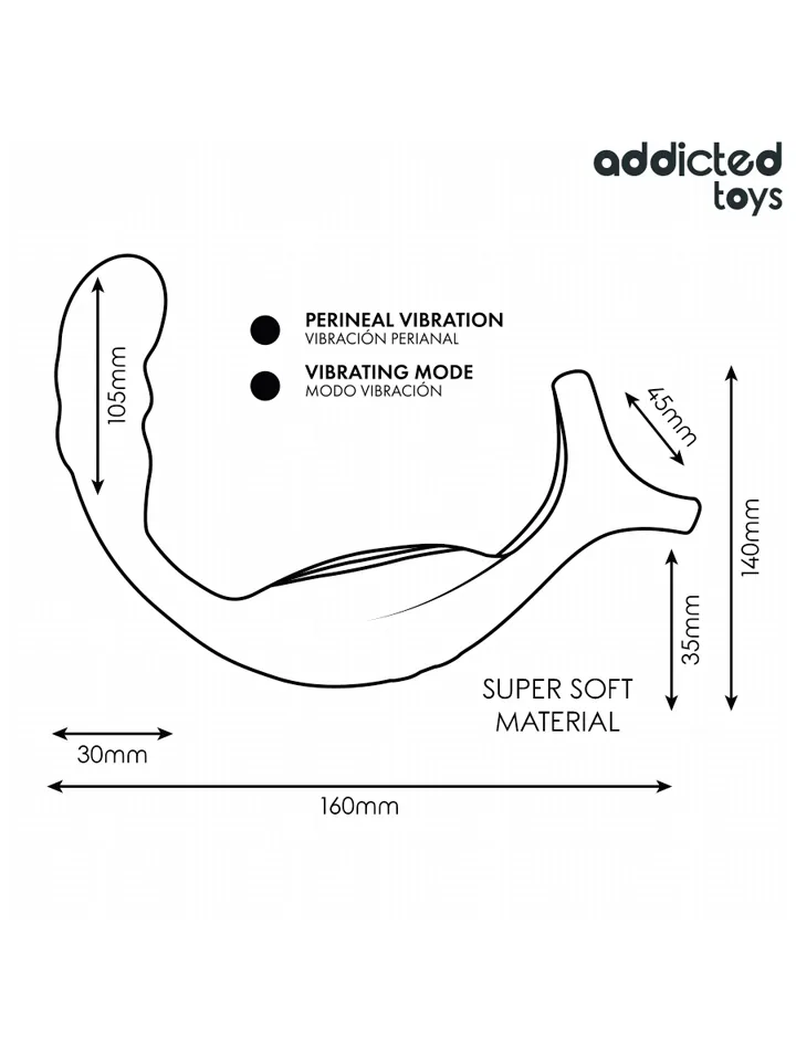 Dual Prostatic Cock Ring Remote Control - Prostatos vibratorius su varpos žiedu 5 [full]