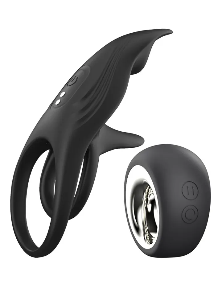 Duet Pulse C-ring With Remote - Vibruojantis gaidžio žiedas 1 [full]