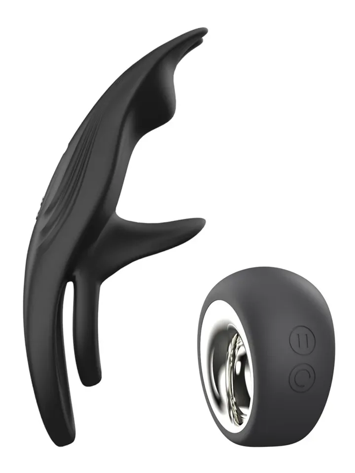 Duet Pulse C-ring With Remote - Vibruojantis gaidžio žiedas 2 [full]