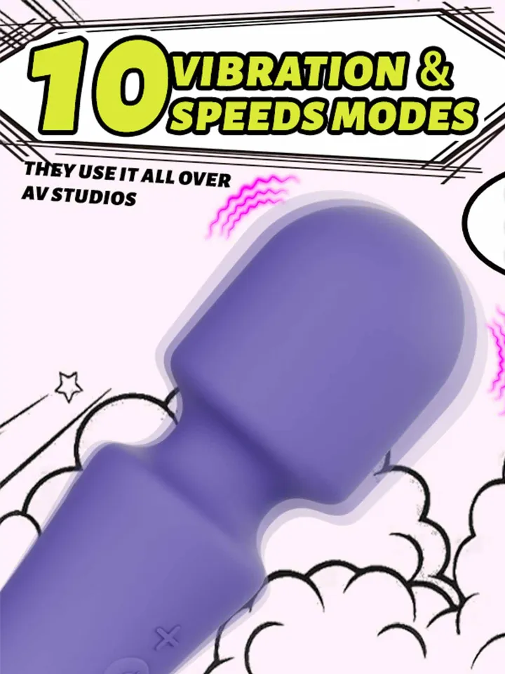 Duoduo Wand Purple 19,5 cm - Stebuklinga lazdelė / masažo lazdelė 2 [full]