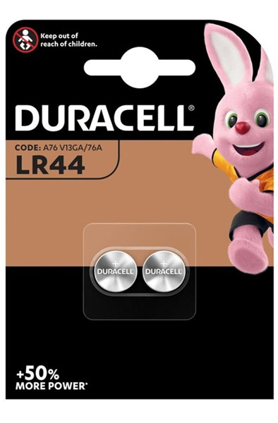Duracell LR44 Battery 2-pack - Baterijos LR44 2
