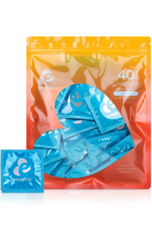 EasyGlide Flavored Condoms 40-pack - Prezervatyvai 1