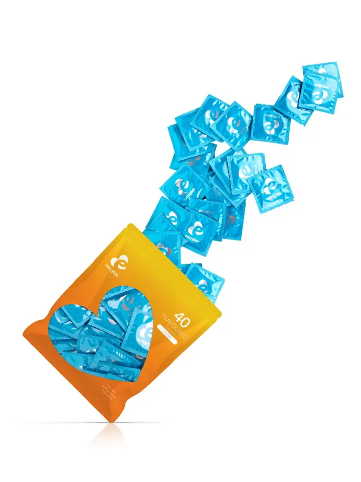 EasyGlide Flavored Condoms 40-pack - Prezervatyvai 2 [full]