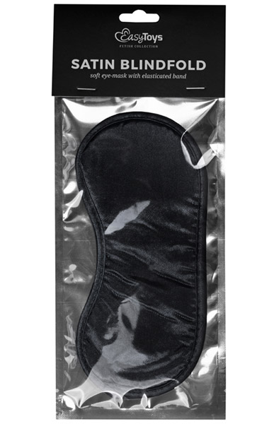 Easytoys Black Satin Eye Mask - Užliejimas 2