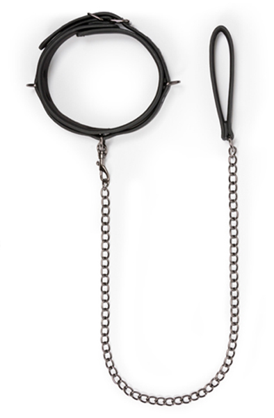 Easytoys Fetish Collar With Leash - Vergijos apykaklė & amp; Pora 2