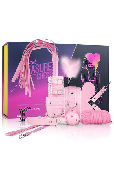 Easytoys Secret Pleasure Chest Pink - Vergavimo rinkinys 2