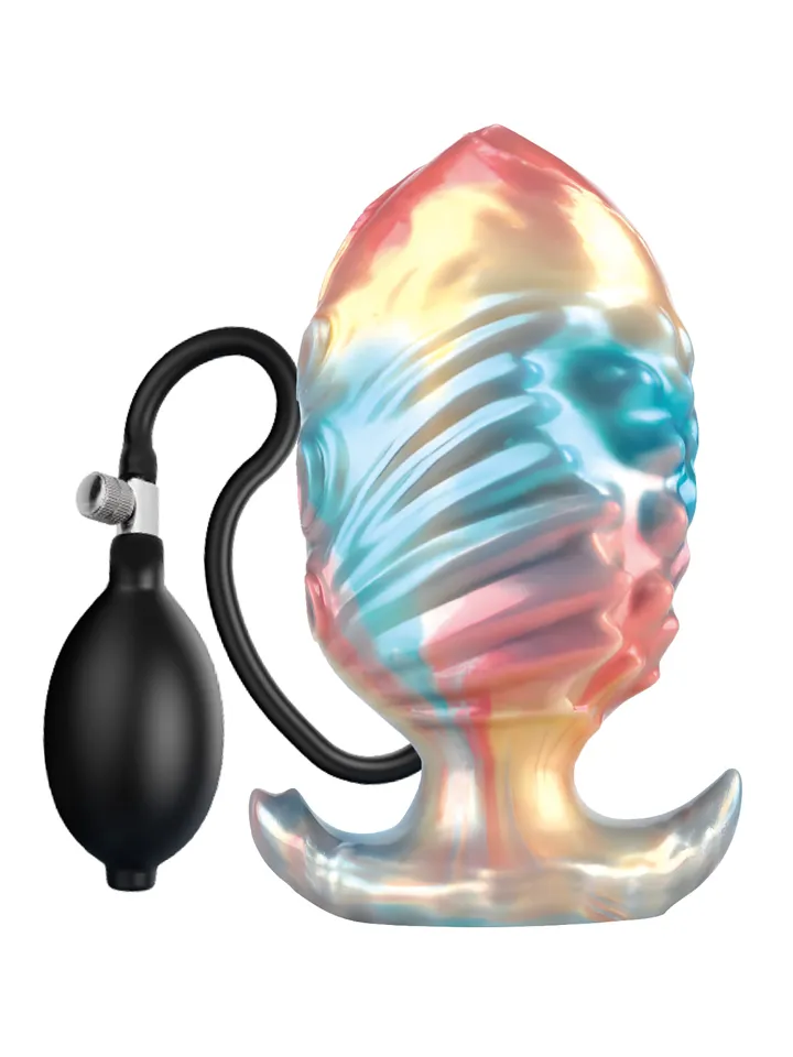 Ebon Leviathan Inflatable Monster Anal Plug 18 cm - Pripučiamas analinis kaištis 2 [full]