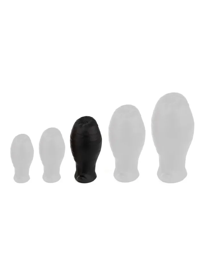 Egg Ass Plug Black 10,5 cm - XL ButtPug 2 [full]