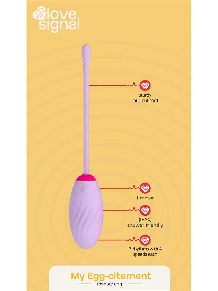 Eggcitement Wearable Vibrating Egg - Vibruojantis kiaušinis 2 [full]