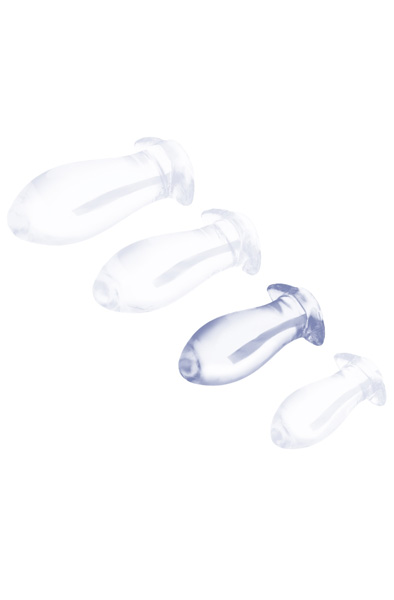 Eggplay Clear Transparent Plug 13,5 cm - XL ButtPug 3