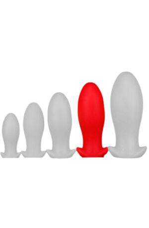 Eggplay Silicone Plug Saurus Egg Red XL - Papildomas „Girthy“ analinis kištukas 1
