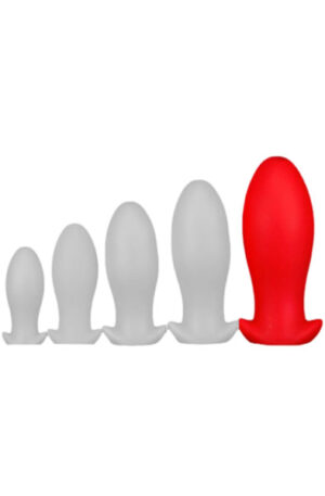 Eggplay Silicone Plug Saurus Egg Red XXL - Papildomas „Girthy“ analinis kištukas 1