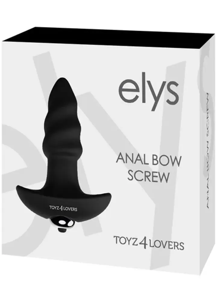 Elys Anal Bow Screw 10 cm - Vibruojantis analinis kištukas 6