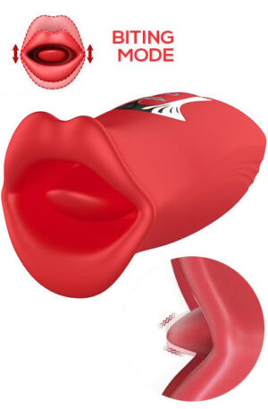 Ember Licking & Vibrating Mouth Shape Massager - Klitorio stimuliatorius 1