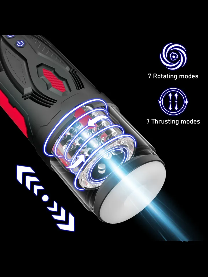 Erospace B1 Thrusting & Rotating Masturbator - Automatinis masturbatorius 3 [full]