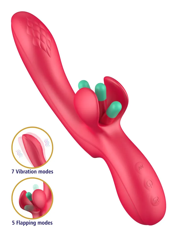 Erospace G-spot Vibrator With Moving Tongue - Triušio vibratorius 1 [full]