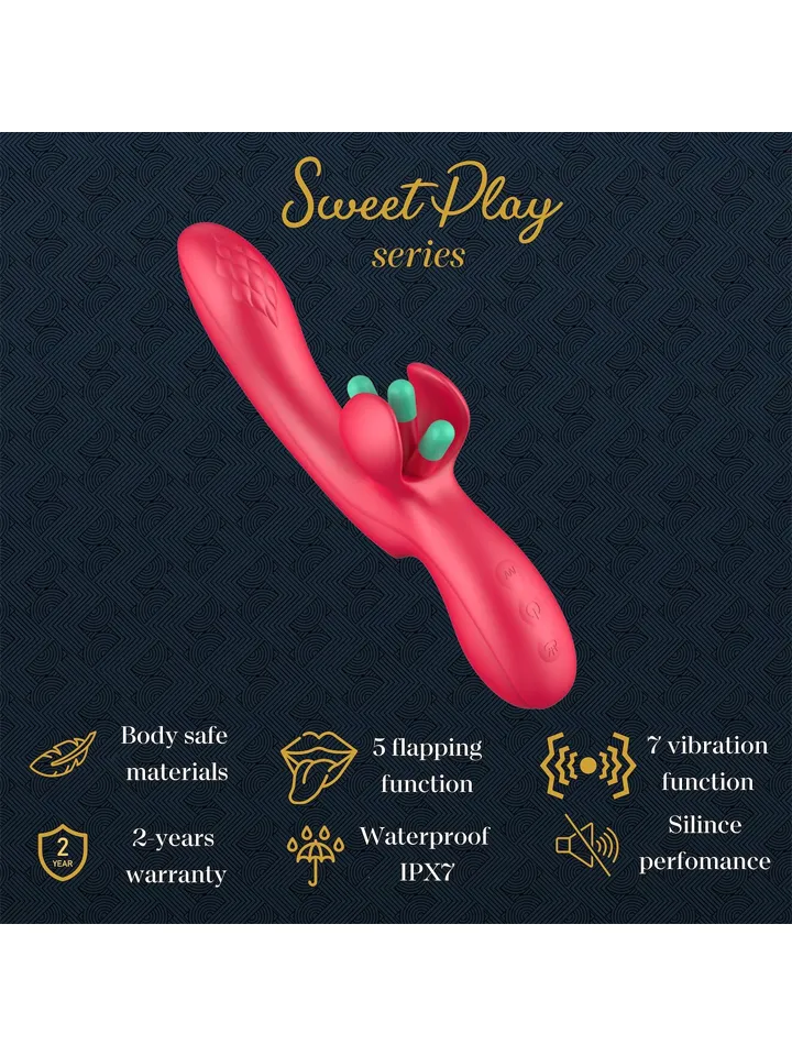 Erospace G-spot Vibrator With Moving Tongue - Triušio vibratorius 2 [full]