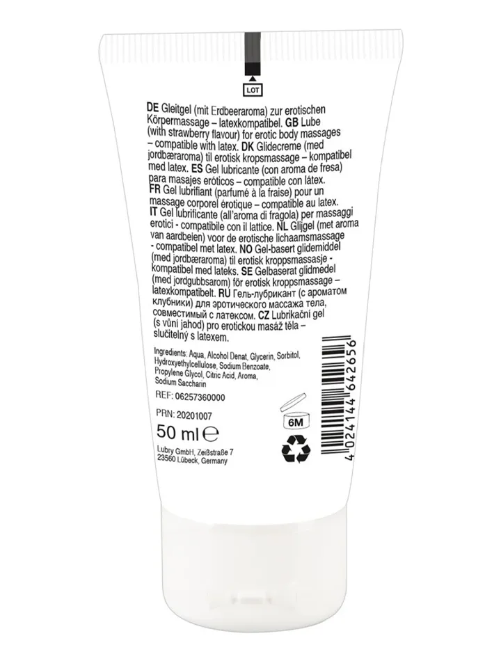 Erotic Massage Gel Strawberry 50 ml - Geresnis oralinis seksas 2 [full]