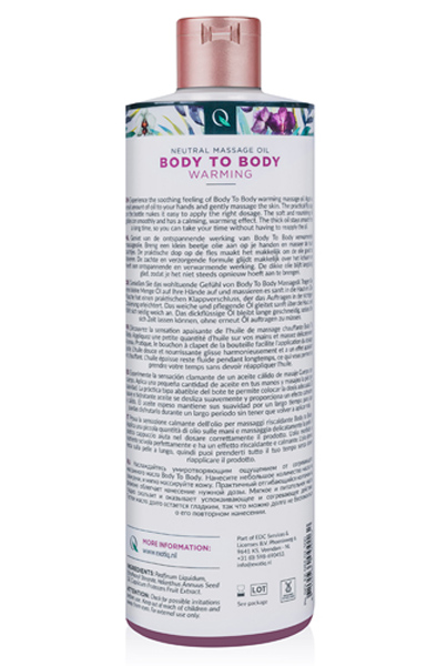 Exotiq Body To Body Warming Massage Oil 500 ml - Masažinis aliejus 2
