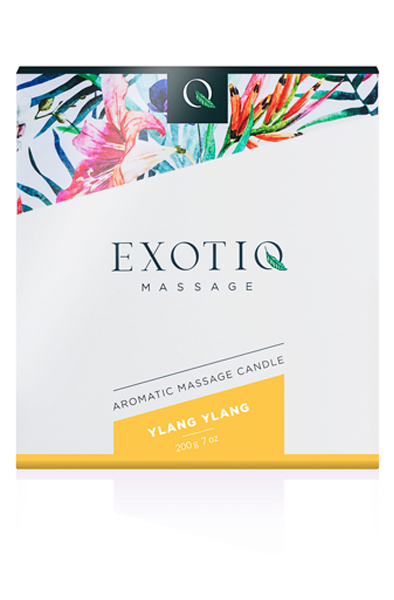Exotiq Massage Candle Ylang Ylang 200g - Masažo žvakės 2