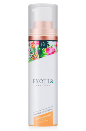 Exotiq Massage Oil Vanilla Caramel 100ml - Masažo aliejaus vanilės karamelė 1
