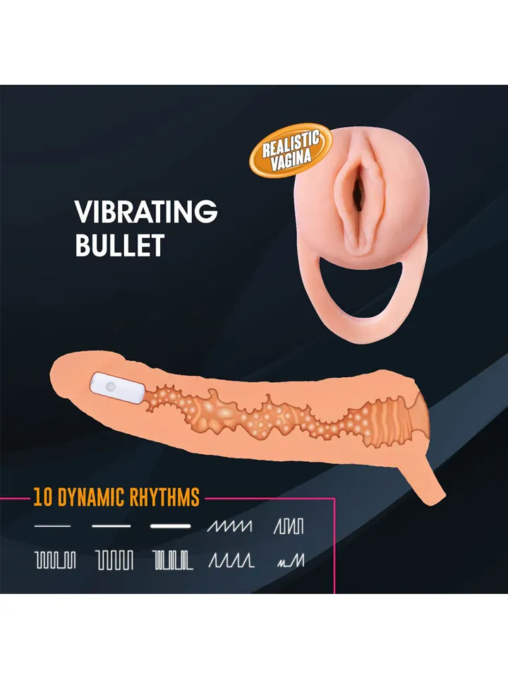Extendor+ 2in1 With Vibrating Bullet - Vibruojantis varpos plėtra 2 [full]