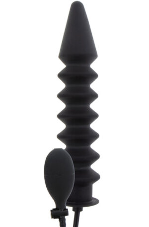 Extreme Inflatable Ribbed Plug 38 cm - Pripučiamas analinis kaištis 1