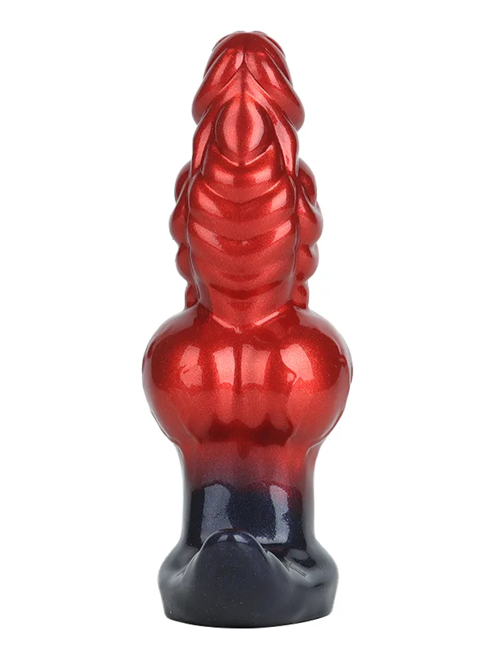 Fantasty Beast Inflatable Butt Plug Red - Pripučiamas analinis kaištis 2 [full]