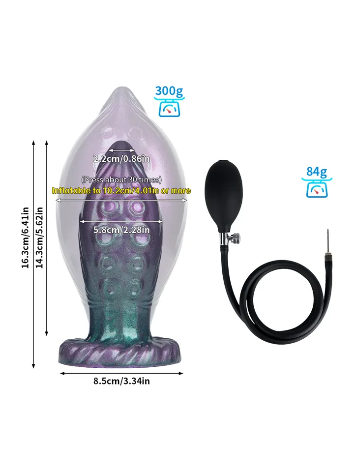 Fantasty Tentacle Inflatable Butt Plug - Pripučiamas analinis kaištis 2 [full]