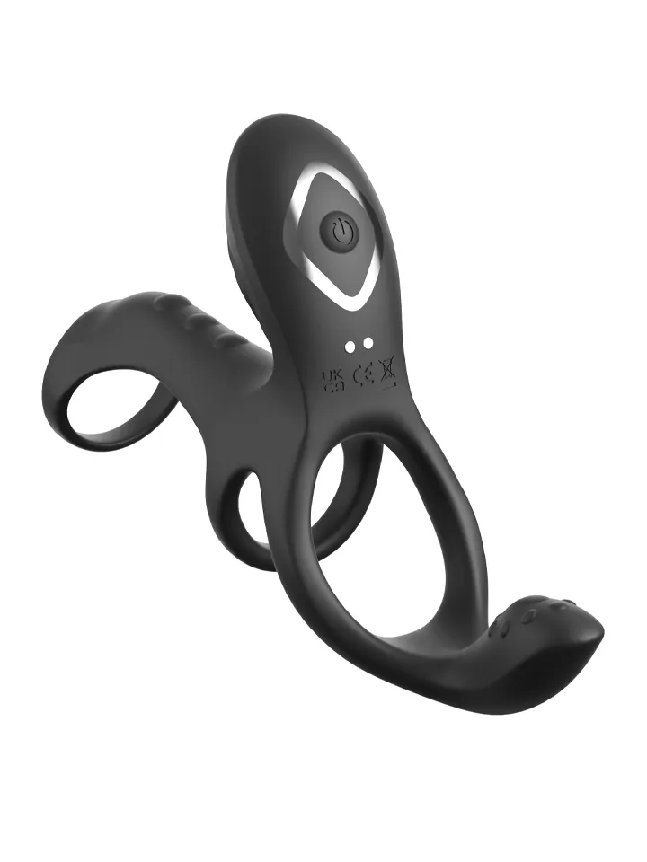 Fantasy C-Ringz Ultimate Couples Cage Max - Vibruojantis gaidžio žiedas 1 [full]