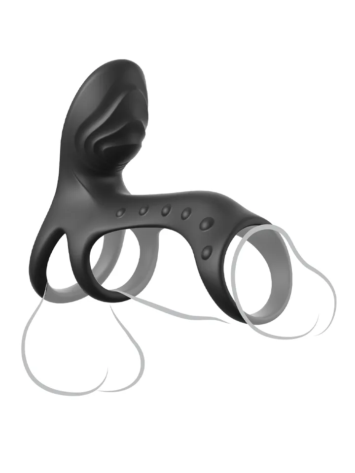 Fantasy C-Ringz Ultimate Couples Cage Pro - Vibruojantis gaidžio žiedas 2 [full]