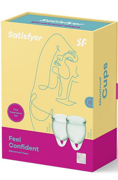 Feel Confident Menstrual Cup Light Green - Menstruaciniai puodeliai 3
