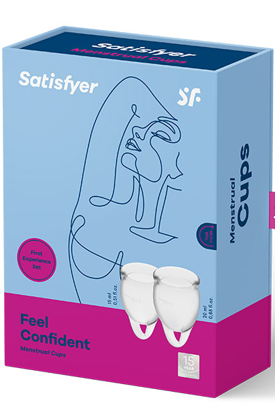 Feel Confident Menstrual Cup Transparent - Menstruaciniai puodeliai 3