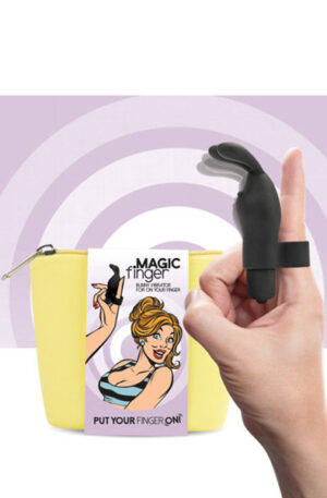 FeelzToys Magic Finger Vibrator Black - Piršto vibratorius 1
