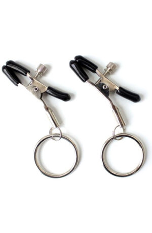 Fetish Addict Nipple Clamp With O Ring - Spenelio spaustukai 1