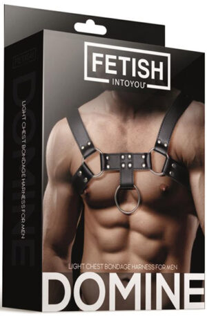 Fetish Domine Light Chest Bondage Harness - Vergavimas sele 1