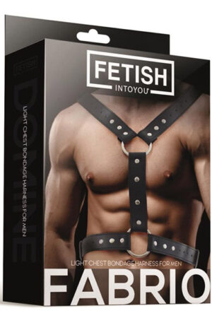 Fetish Fabrio Light Chest Bondage Harness - Vergavimas sele 1